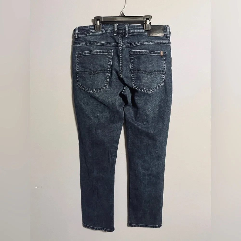 Buffalo David Britton straight leg jeans dark blue 34 waist 30.5 inseam